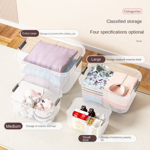 Ppyy Caja De Almacenamiento Apilable De 20 Litros Para