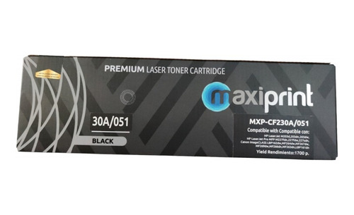 Maxiprint Mxp-cf230a/crg051 Toner Compatible Con Hp Cf230a 