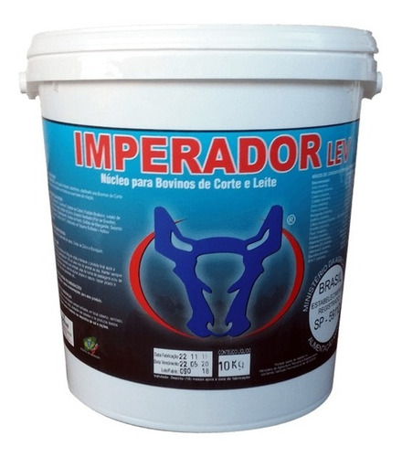 Imperador Lev 5kg Núcleo Misturar Ração Suplemento Agrocav.