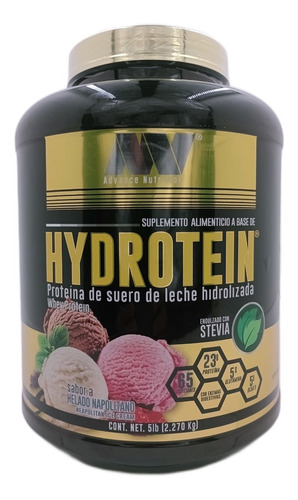 Hydrotein Advance Nutrition 5 Lbs Sabor Helado Napolitano