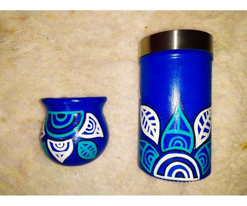 Mates De Cerámica Y Yerberas