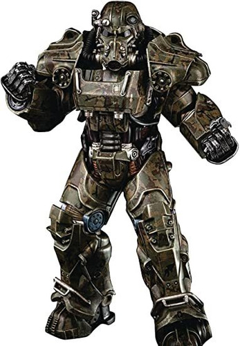 Threezero Fallout: T-60 Camouflage Power Armor Figura