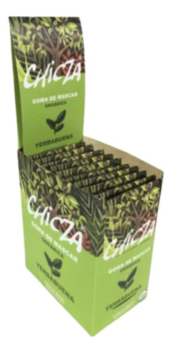 Chicle Chicza Orgánico Hierbabuena 30gbiodegradable Glutenfr