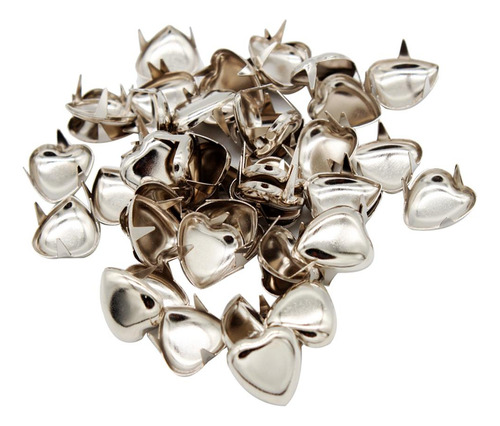 2 X 50 Piezas Sudor Amor Metal Remaches De Para Cuero