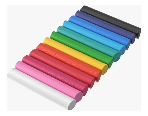 Plastilina Para Modelado 12 Colores Escolar Niños