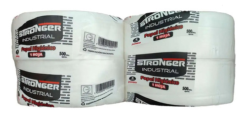 Papel Higienico Jumbo Stronger 4 Rollos X 500 Mts H/s