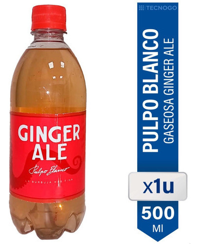 Gaseosa Pulpo Blanco Ginger Ale - 01almacen