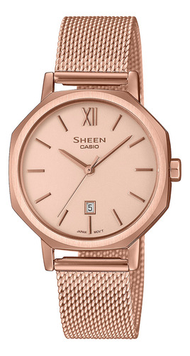 Reloj Mujer Casio She-4554pgm-4audf Sheen