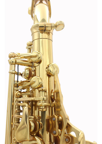 Saxofón White Shell, Instrumento Soprano, Saxo De Latón, Per