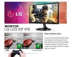 Monitor Led 23  Polegadas Widescreen LG - Imagem Vibrante!!!