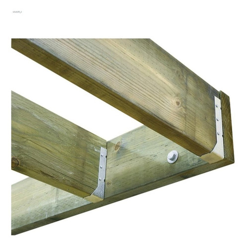 20 Soportes Viga A Tope Cepillada De 2x6, 2x7 Y 2x8