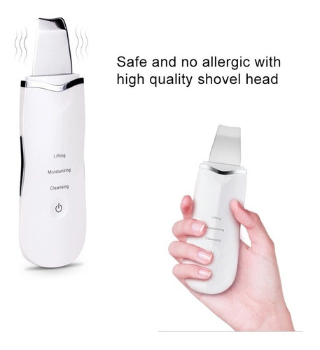 Imagen 9 de 9 de Peeling Ultrasonico Portatil Piel Removedor Facial 3 Niveles