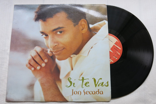 Vinyl Vinilo Lp Acetato Jon Secada Con Letras Si Te Vas 