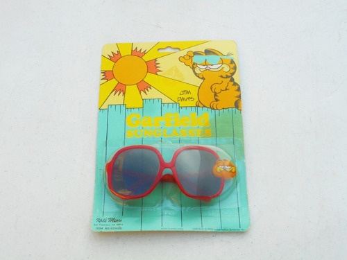 Lentes Sunglasses Vintage De Garfield Jim Davis 1978