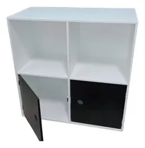 Comprar Mueble Multifunción Cubos Repisa Biblioteca Con 2 Puertas