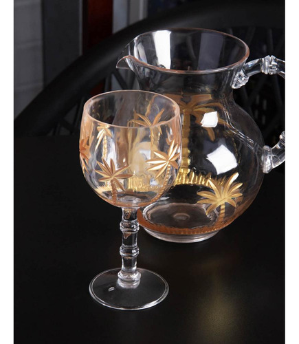 Jarra Wolff Palm Gold De Acrílico Palm Gold 2,7l