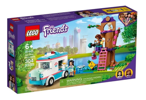 Lego Friends 41445 Ambulancia De La Clínica Veterinaria