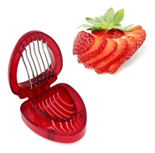 ¡ Rebanador Cortador De Fresas Tajadas Strawberry Slicer !!