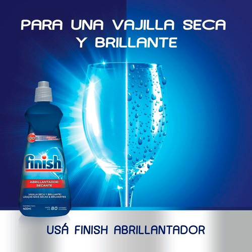 Imagen 4 de 6 de Abrillantador Para Lavavajillas Automático Finish 400ml