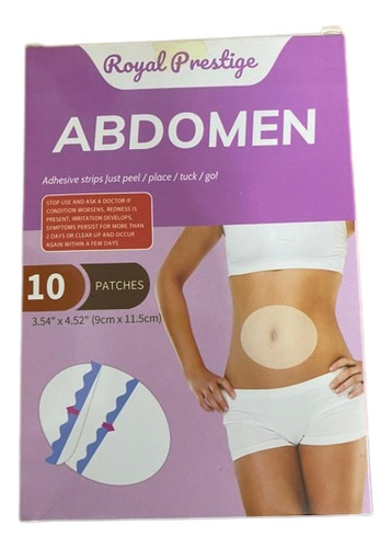 Parches Para Adelgazar Abdomen  Set 10 Parches