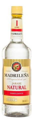 Jarabe Natural Madrileña Endulzante De 1 Litro