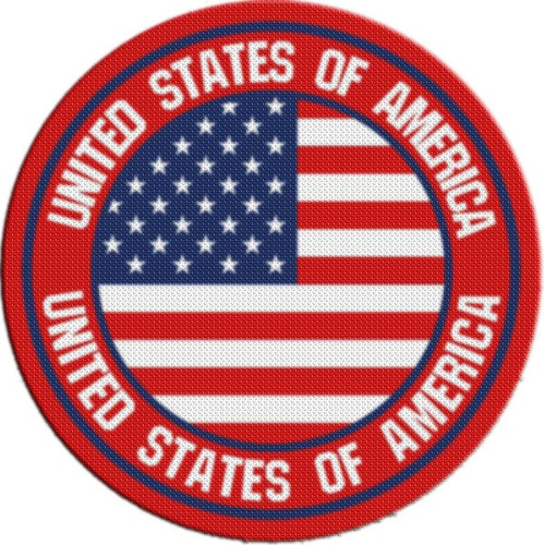 Parche Escudo Circular Estados Unidos M01