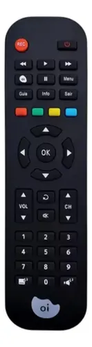 Controle Remoto Compatível Oi Tv Hd Ses6 Etrs33 Etrs34