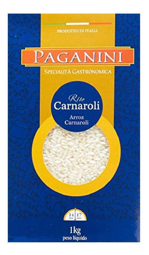 Arroz Italiano Carnarolli Paganini 1 Kg  Unidade Caixa