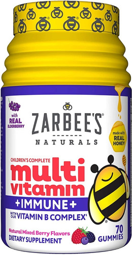 Suplemento en gomitas Zarbees  Multivitaminico vitaminas