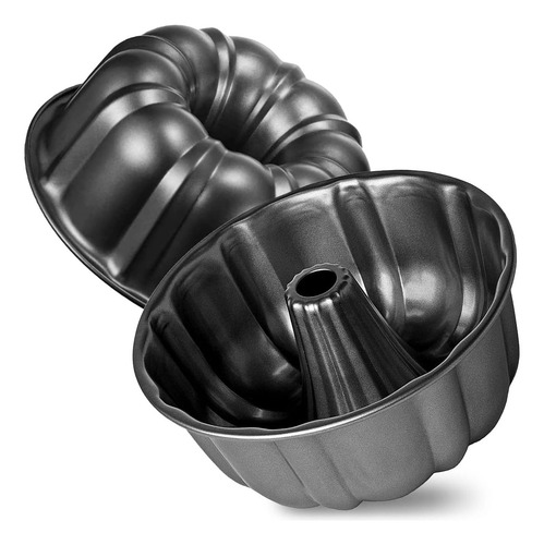 Budinera Savarin Molde Antiadherente Teflon Horno 26 Cm Color Gris Oscuro