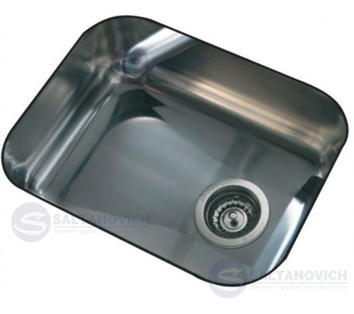 Bacha De Cocina Simple Johnson Acero Inoxidable E44/18