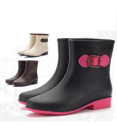 Wan Botas De Lluvia Impermeables Antideslizantes Moda Para