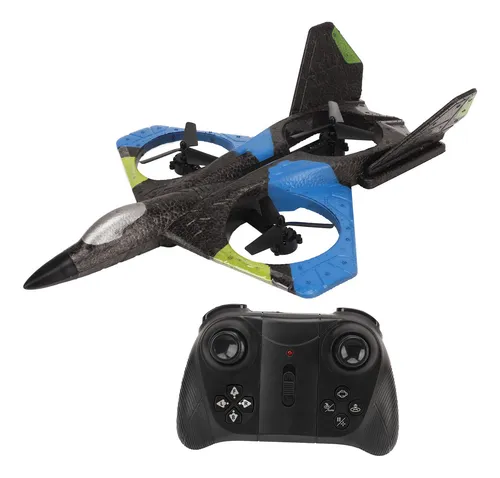 Avión RC De Espuma Con Luces LED – Maniobras Acrobáticas, Control Remoto Con Despegue Y Aterrizaje Fácil, Para Niños Y Adultos