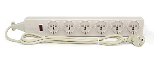 Ceptics Ps-6u Europea Power Strip 6 schuko Outlet Cord Heavy