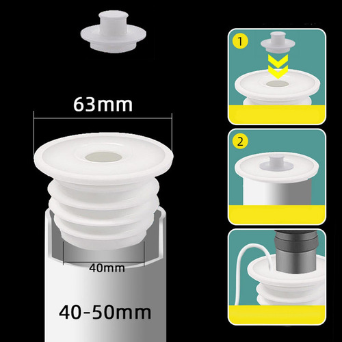 Vedação De Desodorante Vedação De Tubo De 40-50mm Branco