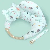 Comprar Almohada Almohadon Maternal Lactancia Amamantar Con Correa Color Celeste