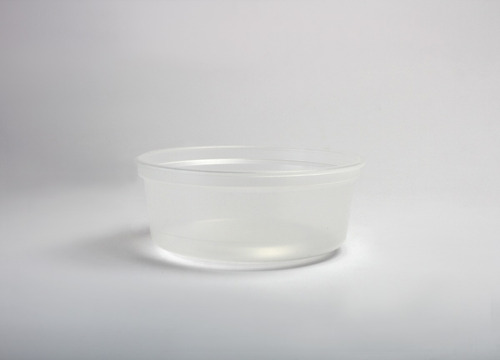 Imagen 4 de 8 de Tinas Plásticas Con Tapa Selva 8oz. (10x25)
