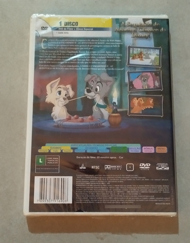 Dvd A Dama E O Vagabundo 2 As Aventuras De Banzé - Lacrado