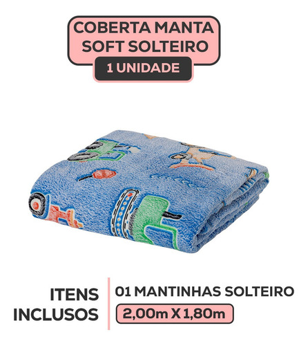 Coberta Manta Casal Brilha No Escuro Infantil Microfibra Cor Carros
