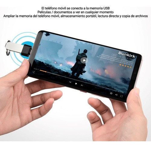 Adaptador Otg Tipo C A Usb Hembra 3.0 Type-c 2 Piezas