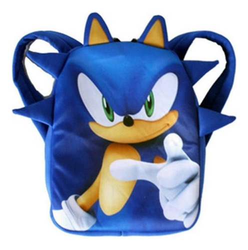 Mochila Sonic The Hedgehog Para Niños Pequeños