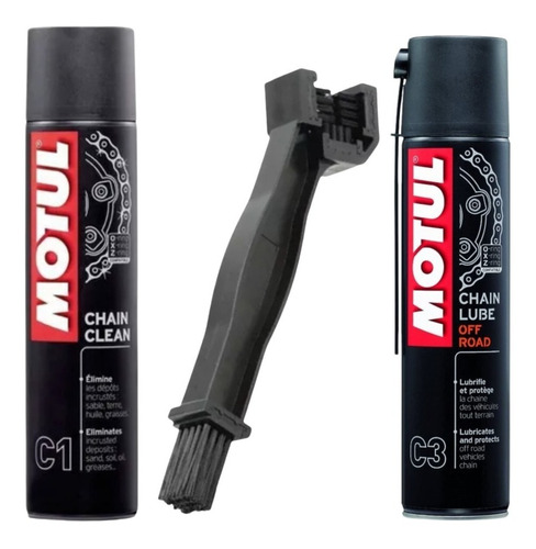 Motul C3 + Cepillo + Desengrasante C1