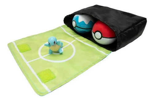 Pokemon Squirtle Set De Pokebolas Y Morral Clip N Go