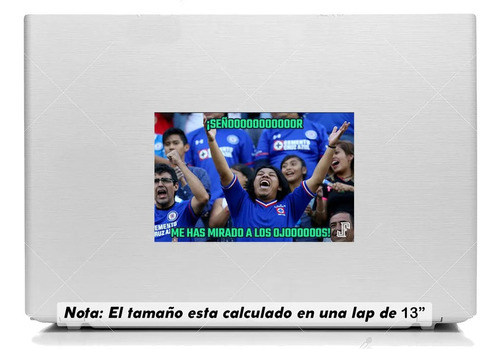 Sticker Laptop 13puLG Cruz Azul Campeón 2021 Memes Mod. 0061