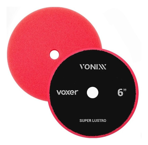 Boina Espuma Voxer Vermelha Super Lustro Vonixx 6 Cônica