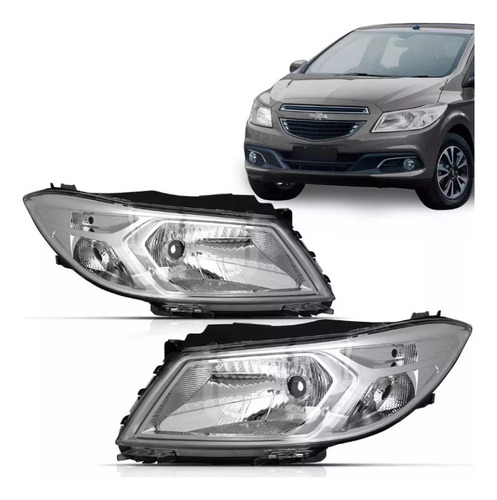 Juego De Optica Chevrolet Onix Lt 2013 2014 2015 2016