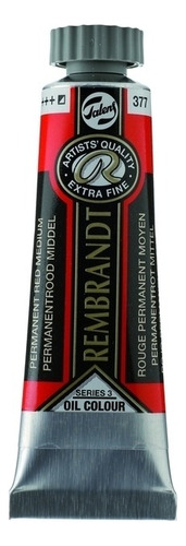 Oleo Rembrandt Permanent Red Medium +++377 15ml