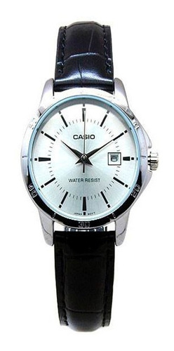 Reloj Casio Mujer Ltp-v004l-7a Análogo Pulso Cuero Indicador