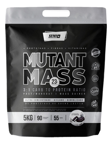 Star Nutrition Mutant Mass 5 Kilos Zipper Pack