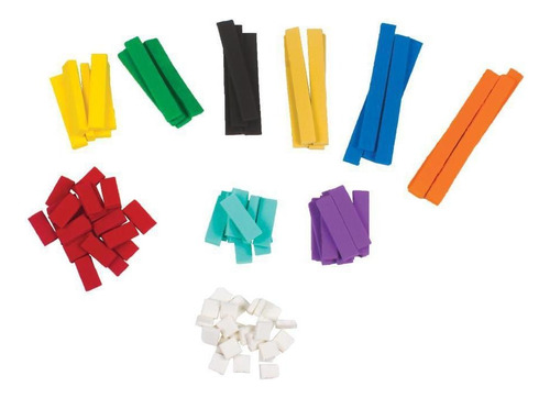 Material Cuisenaire Aluno 91 Peças